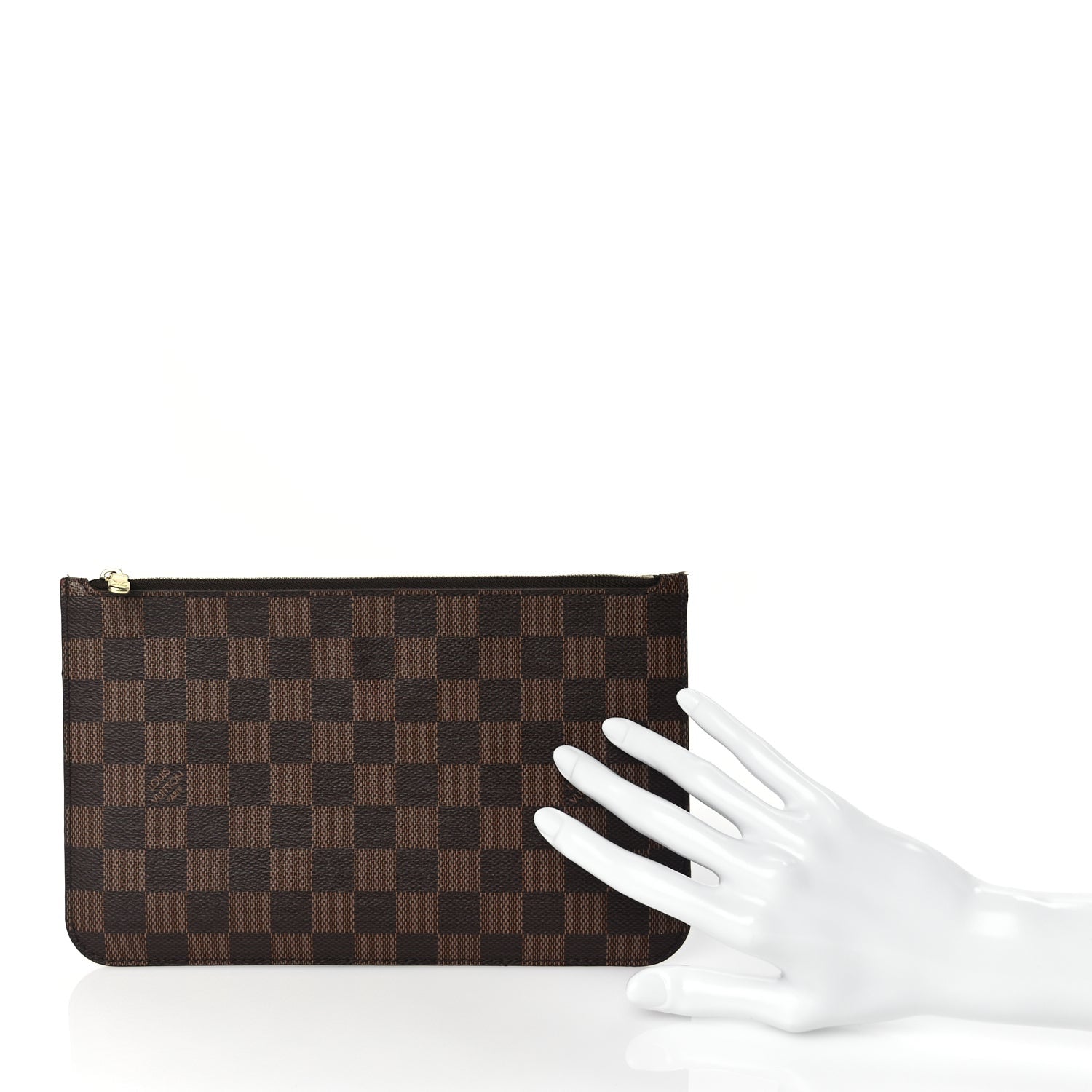 Louis Vuitton Damier Ebene Neverfull MM GM Pochette 2 of 7