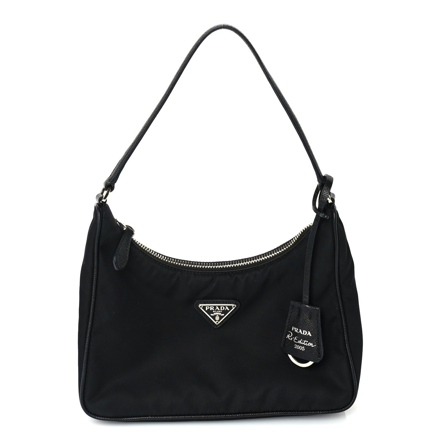 Prada Tessuto Nylon Mini Re-Edition 2000 Bag Black 1 of 7