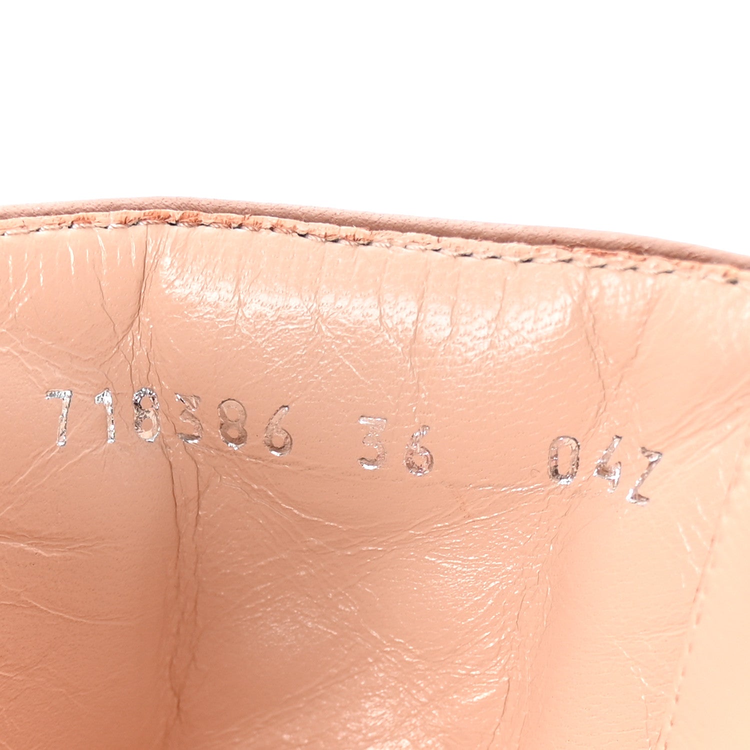 Gucci Cordovan Lux Nappa GG Matelasse Lace Up 60mm Combat Boots 36 Dark Hazel Brown 8 of 10