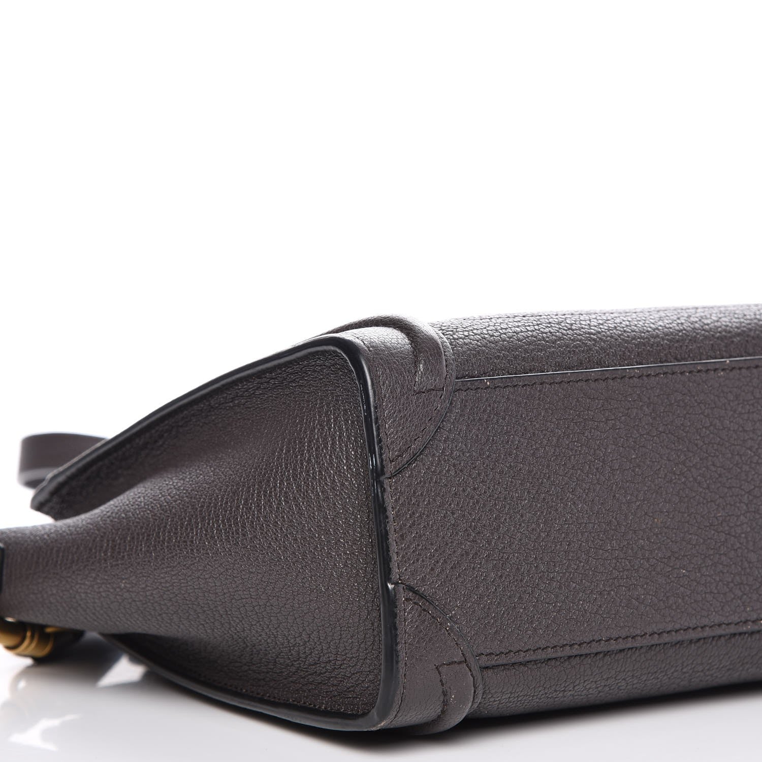 Celine Goatskin Nano Luggage Dark Taupe 9 of 10