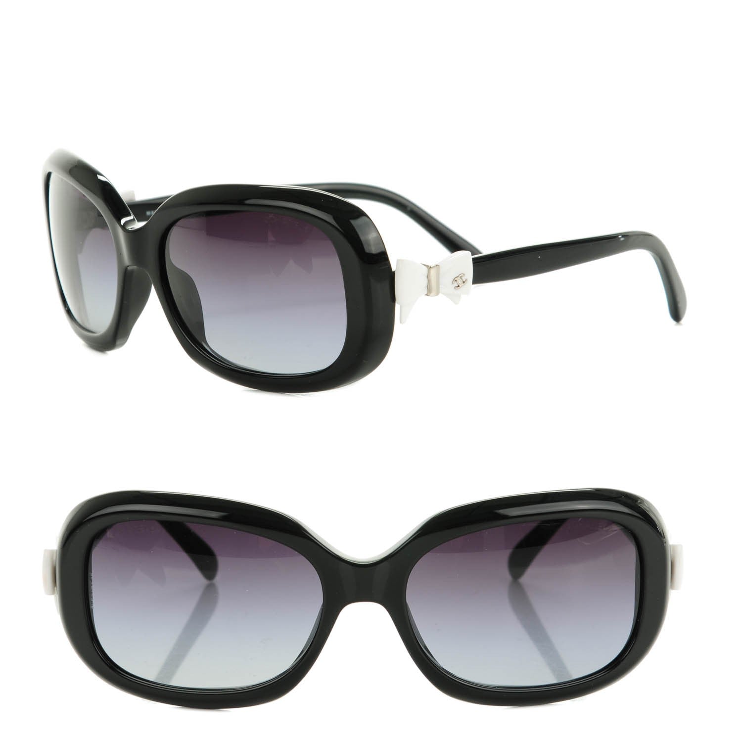 Chanel CC Bow Sunglasses 5170 Black 1 of 5