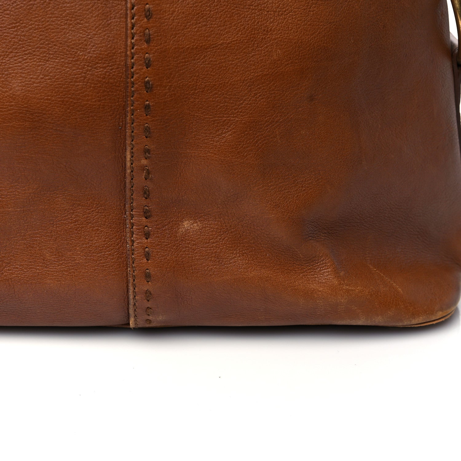 Saint Laurent Calfskin Oversized Muse Brown 10 of 13