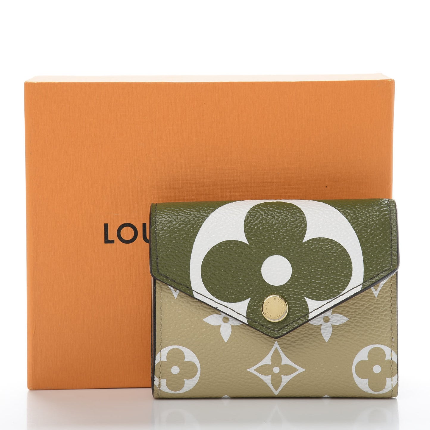 Monogram Giant Zoe Wallet Kaki
