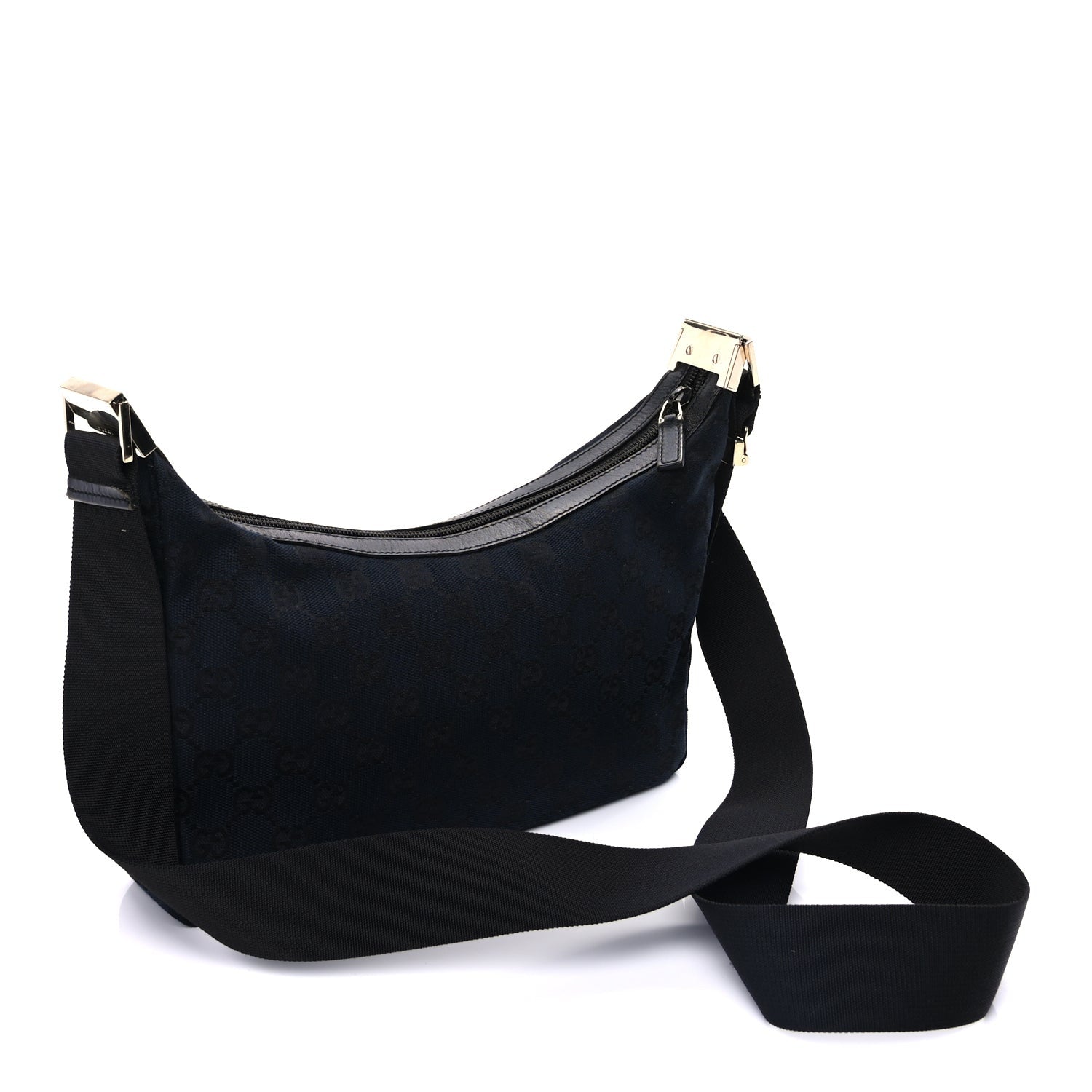 Gucci Monogram Small Hobo Black 2 of 8