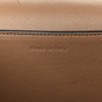 Celine Shiny Smooth Calfskin Medium Frame Shoulder Bag Tan Optic White 6 of 12