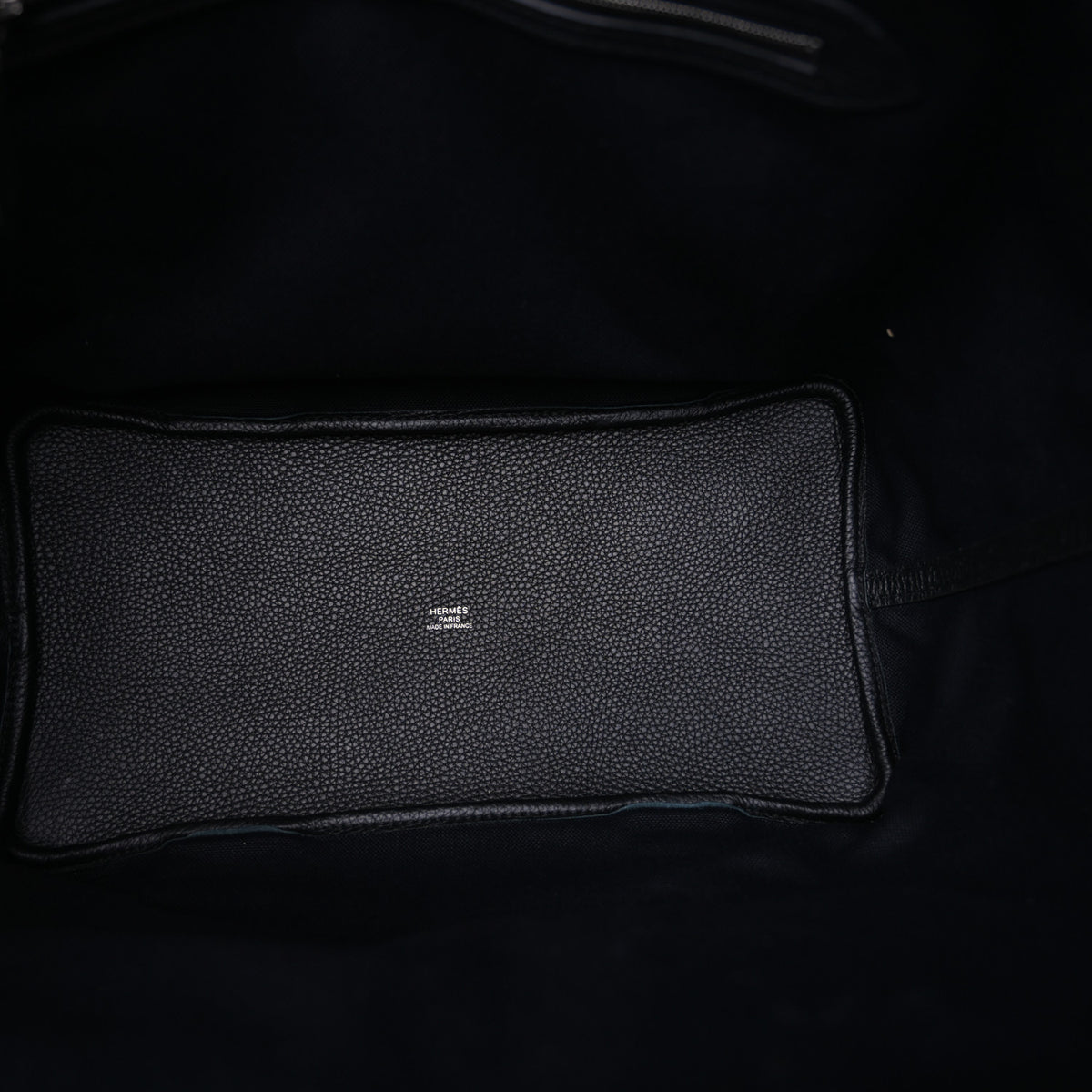 Hermes Militaire Canvas Taurillon Clemence Wooly Wooly Pursangle MM Tote Black 4 of 8