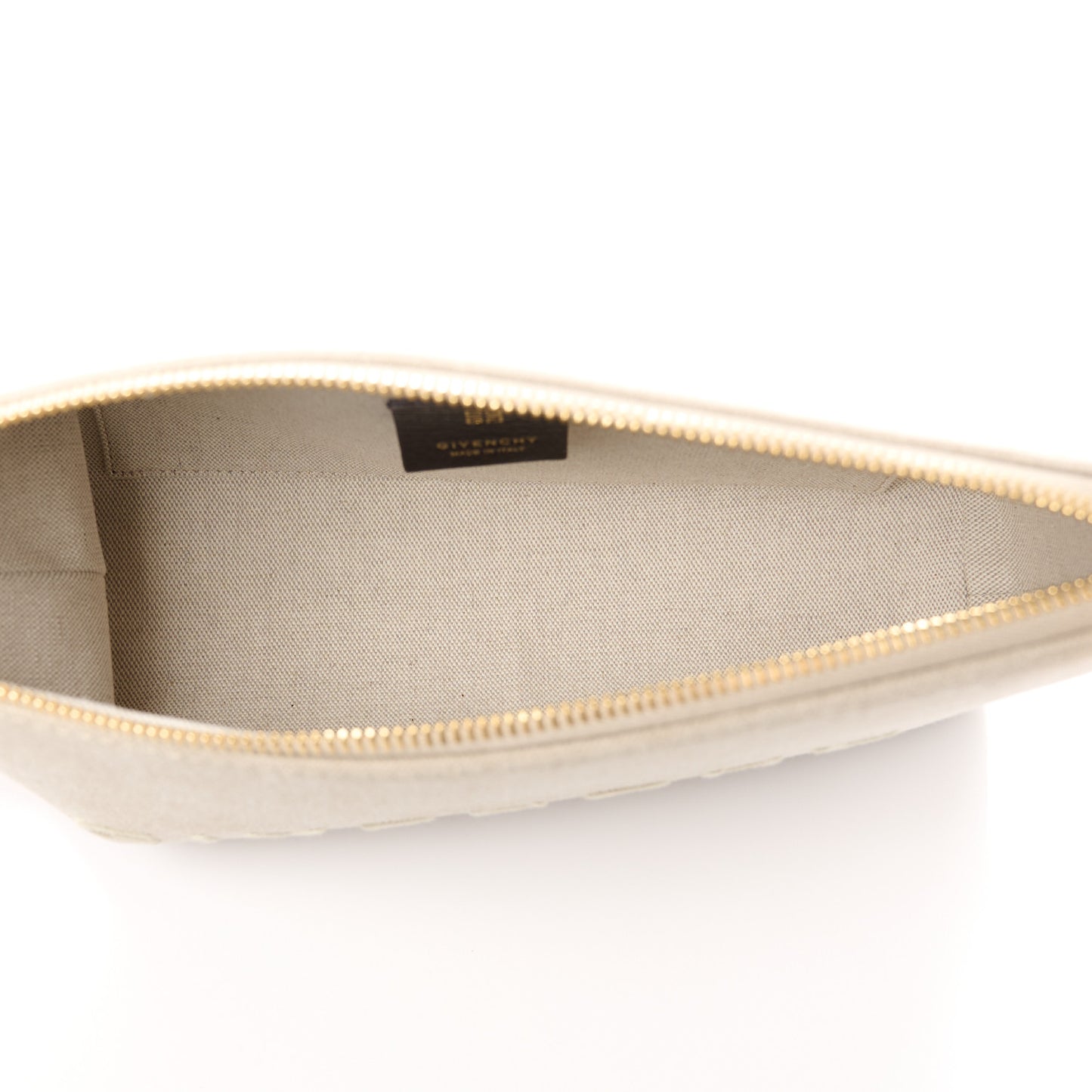 Canvas Travel Pouch Pouch Wristlet Army Beige