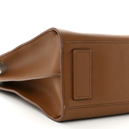 Saint Laurent Grained Calfskin Sac De Jour Souple North South Tote Brown 9 of 11