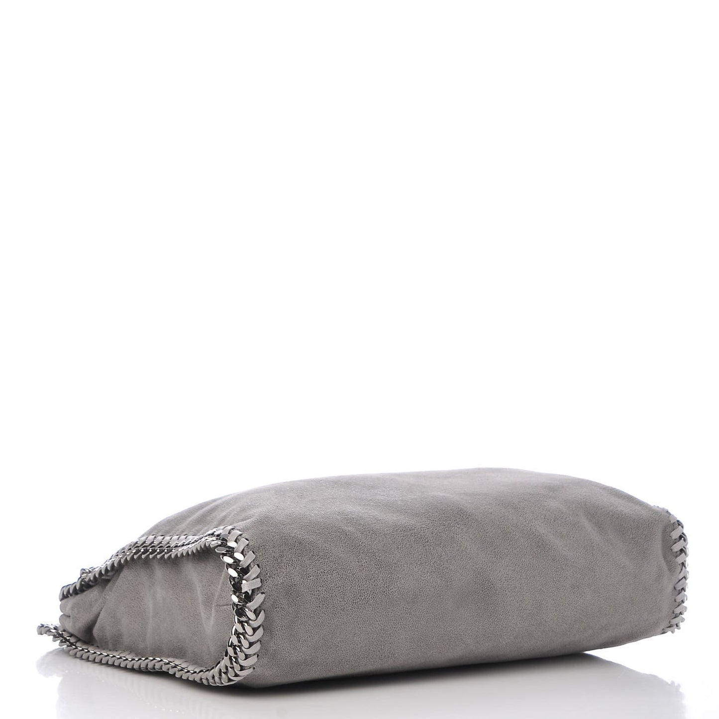 Shaggy Deer Falabella Fold Over Tote Grey