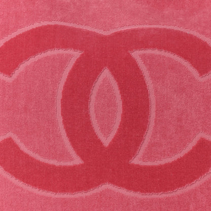 Chanel Terry Cotton CC Beach Tote Towel Set Pink 10 of 10