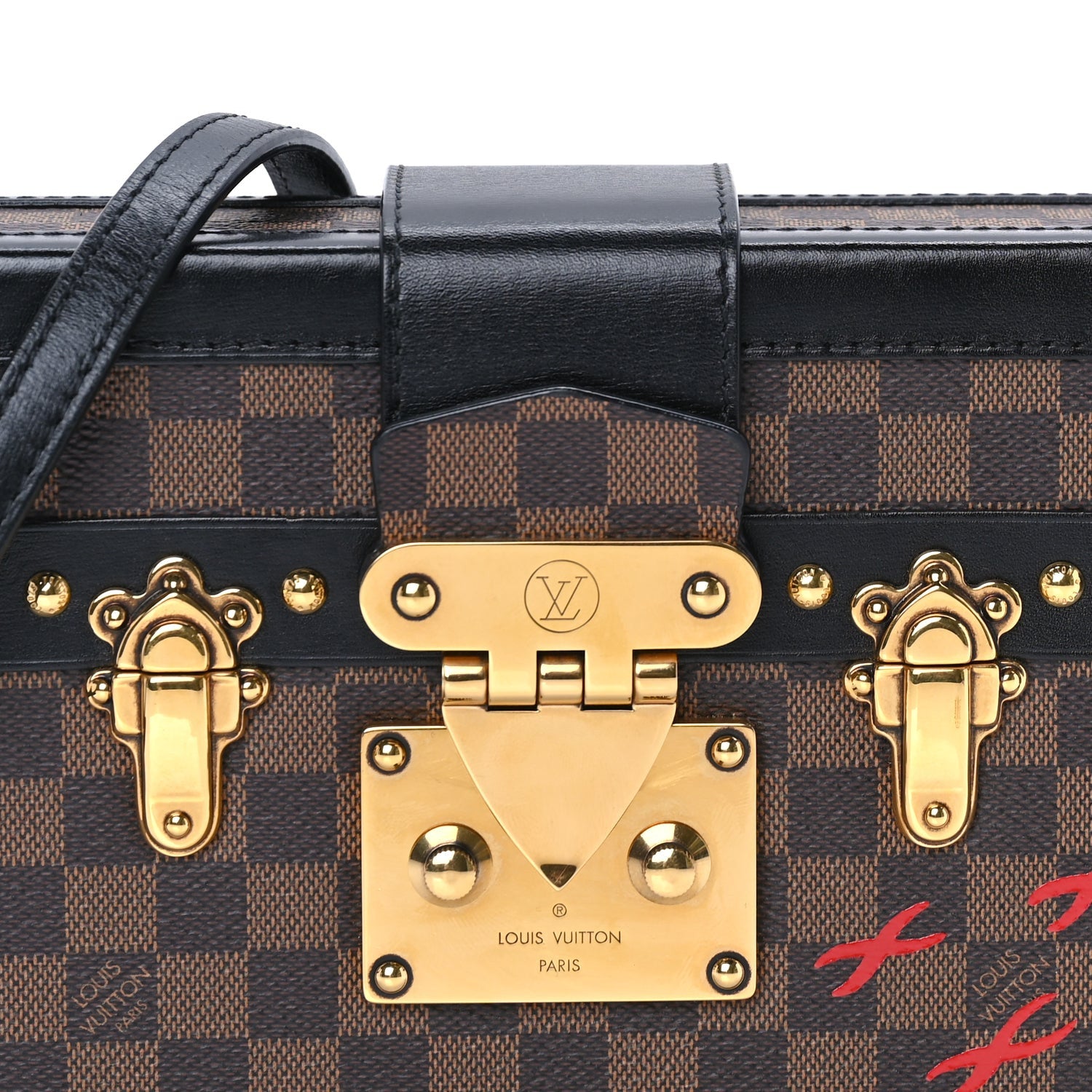 Louis Vuitton Monogram Petite Malle Black 6 of 7