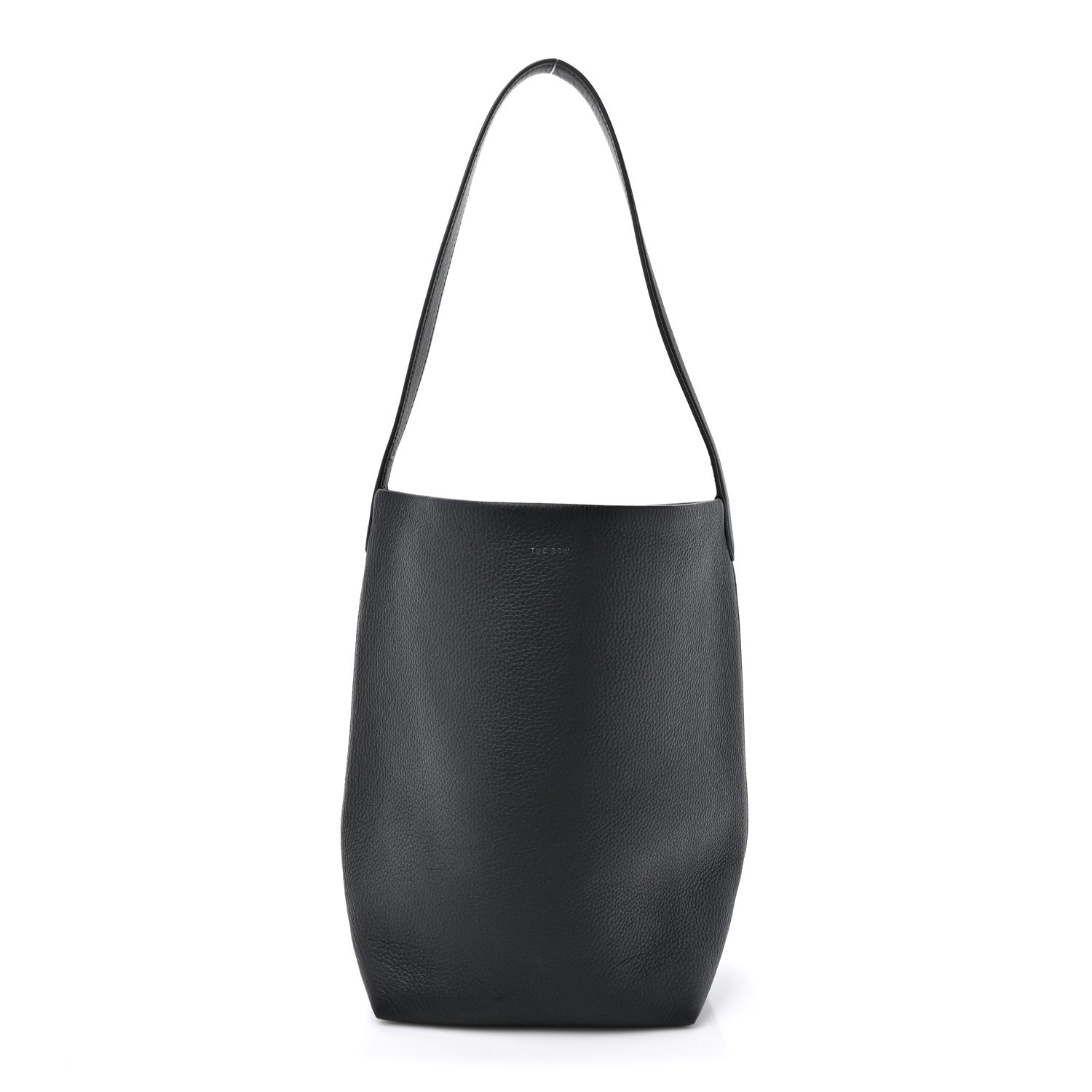 The Row Grained Calfskin Medium N/S Park Tote Black 1 of 12