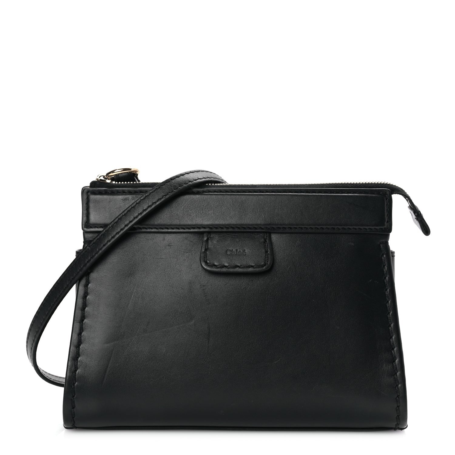 Chloe Calfskin Mini Edith Crossbody Black 1 of 8