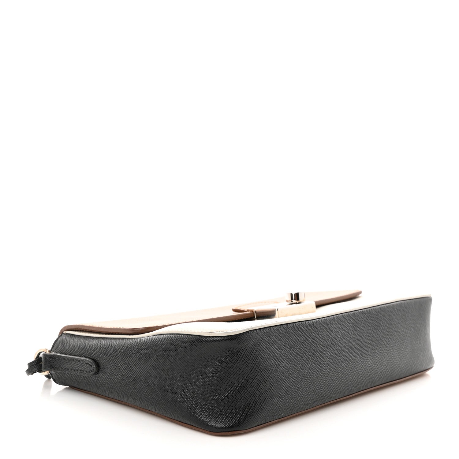 Prada Saffiano Lux Shoulder Bag Caramel Talco 4 of 10