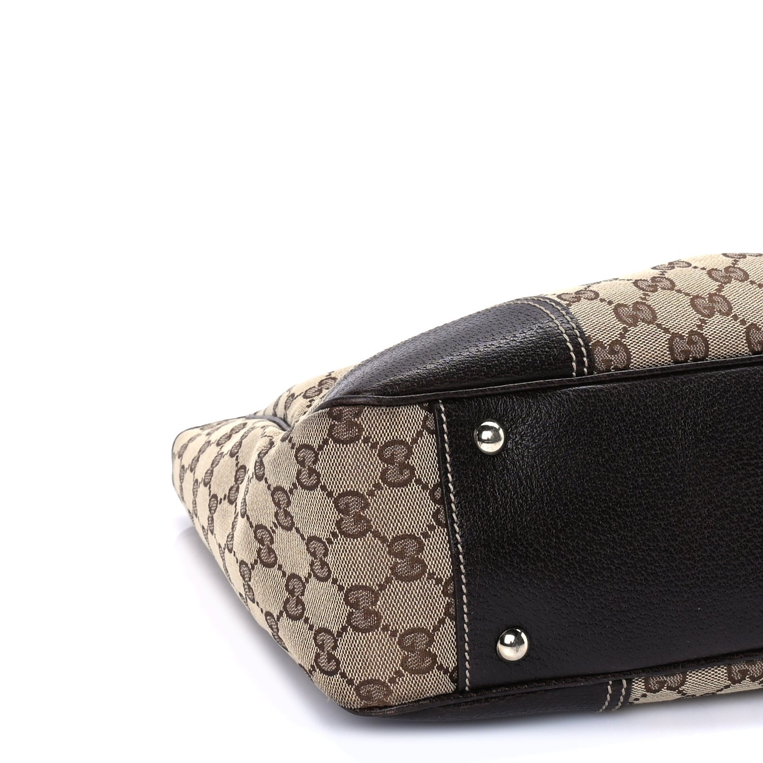 Gucci Monogram Medium Princy Tote  Dark Brown 7 of 8