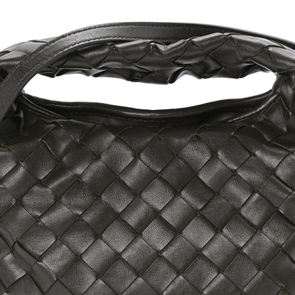 Bottega Veneta Calfskin Intrecciato Mini Hop Khaki 5 of 7
