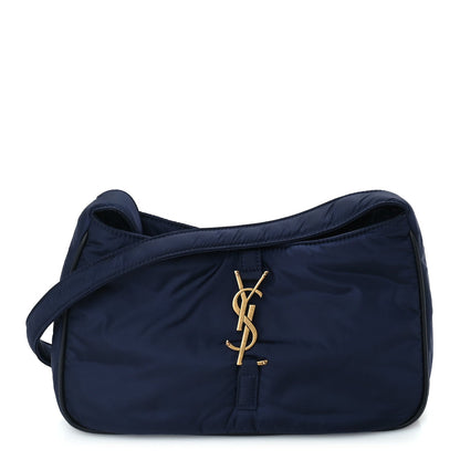 Saint Laurent Econyl Nylon Le 5 A 7 Hobo  Navy 1 of 8