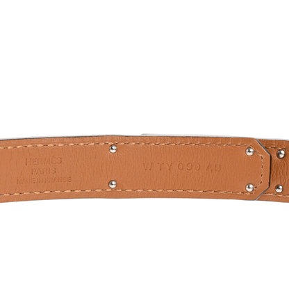 Hermes Epsom Kelly Pocket Belt Gold 3 of 4