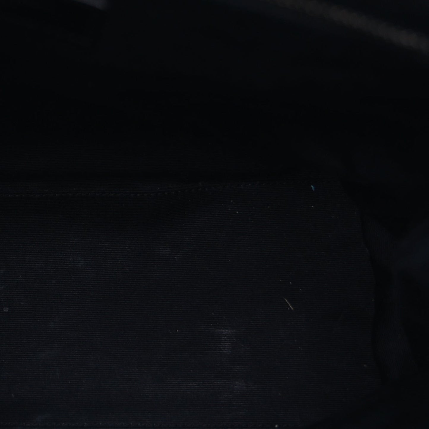 Calfskin Y Quilted Monogram Medium Loulou Backpack  Black