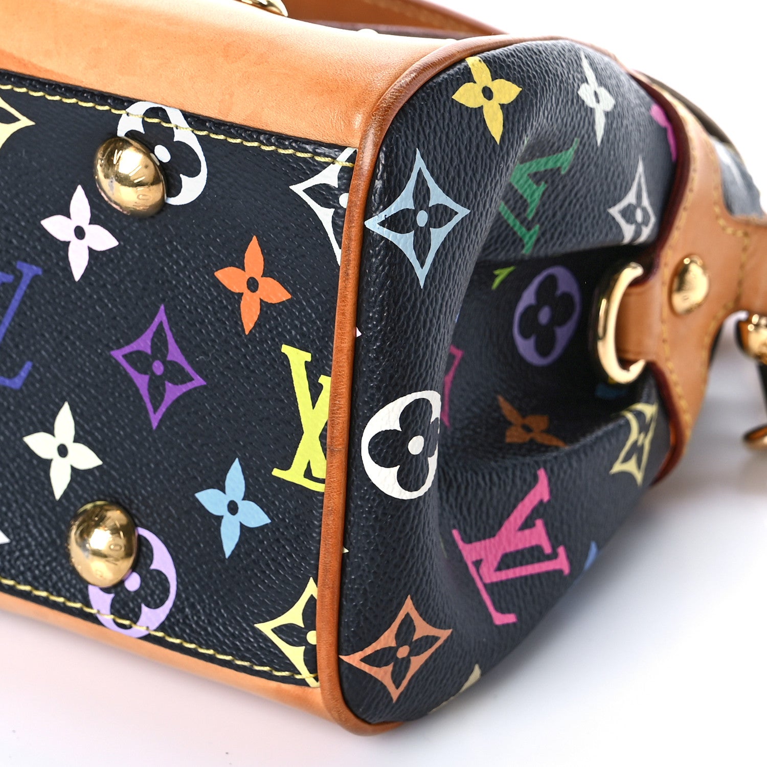 Louis Vuitton Monogram Multicolor Beverly MM Black 8 of 17