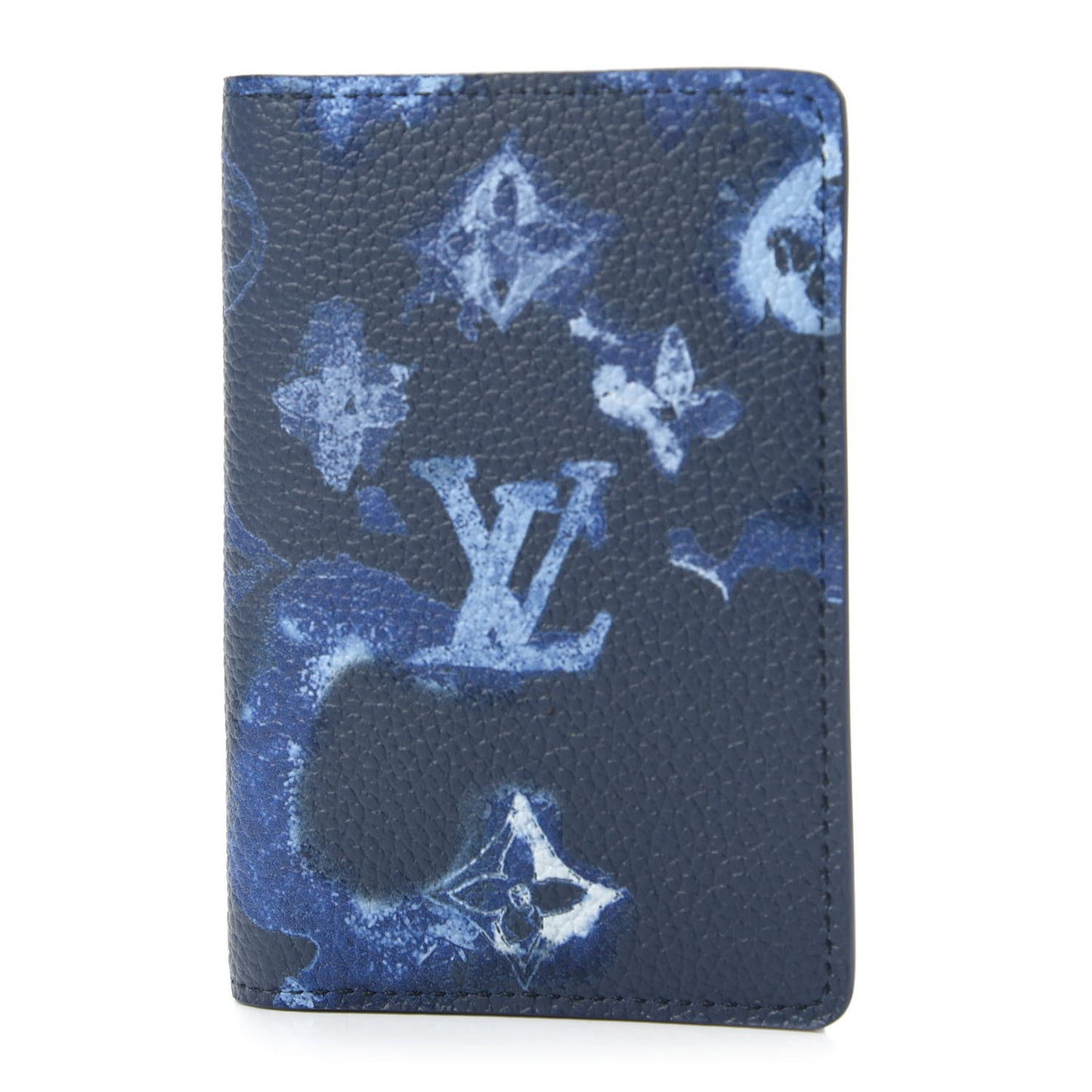 Monogram Ink Watercolor Pocket Organizer