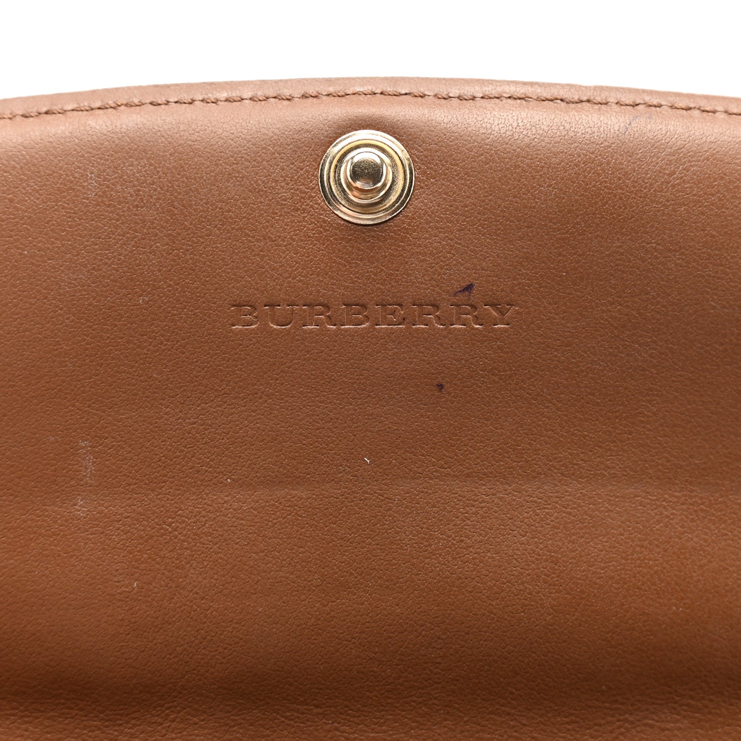 Burberry Haymarket Check Halton Wallet Tan 6 of 6