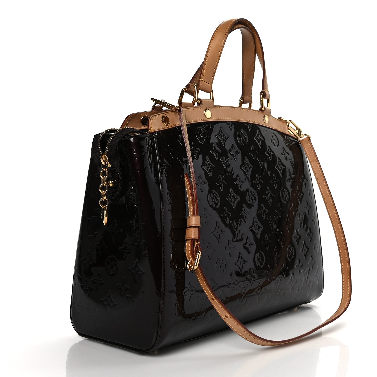 Louis Vuitton Vernis Brea GM Amarante 3 of 8