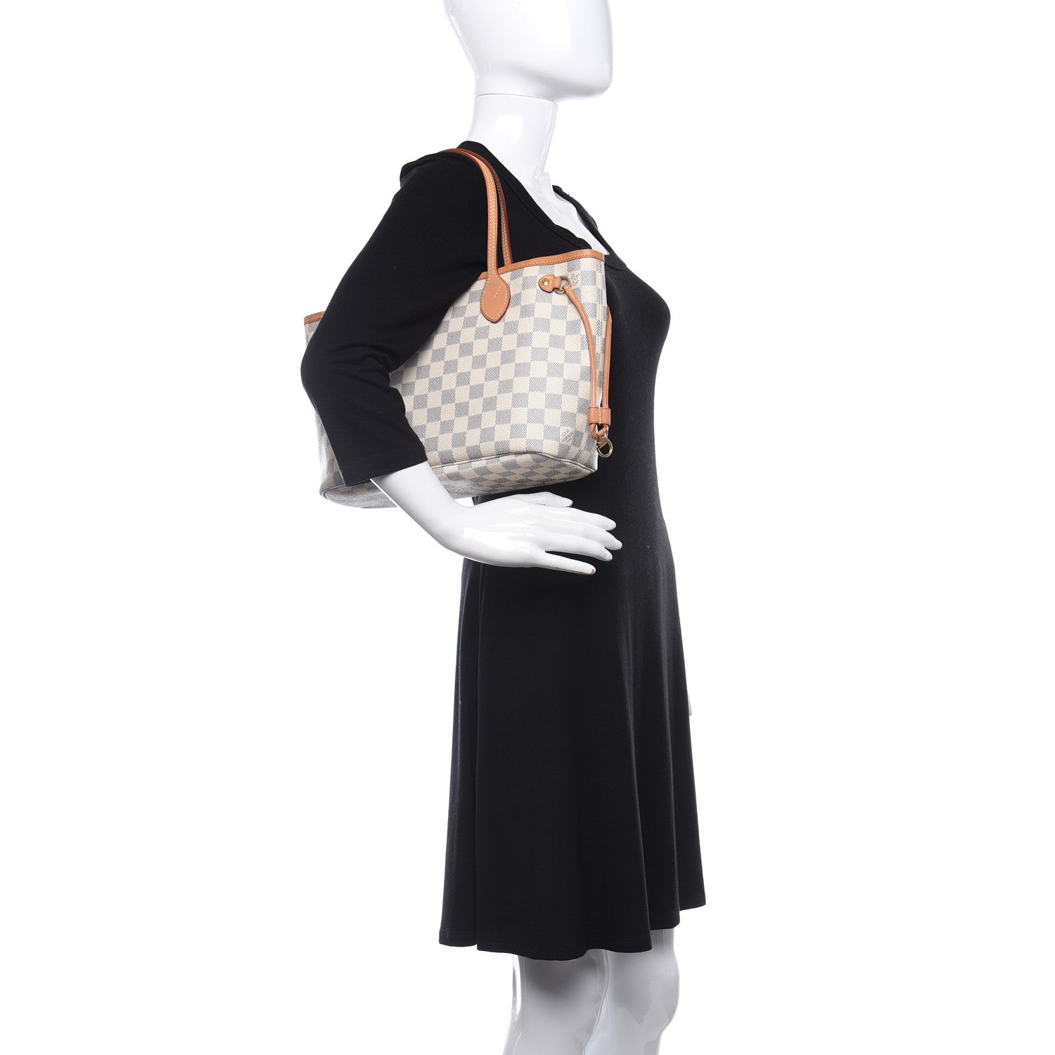 Louis Vuitton Damier Azur Neverfull PM 2 of 11