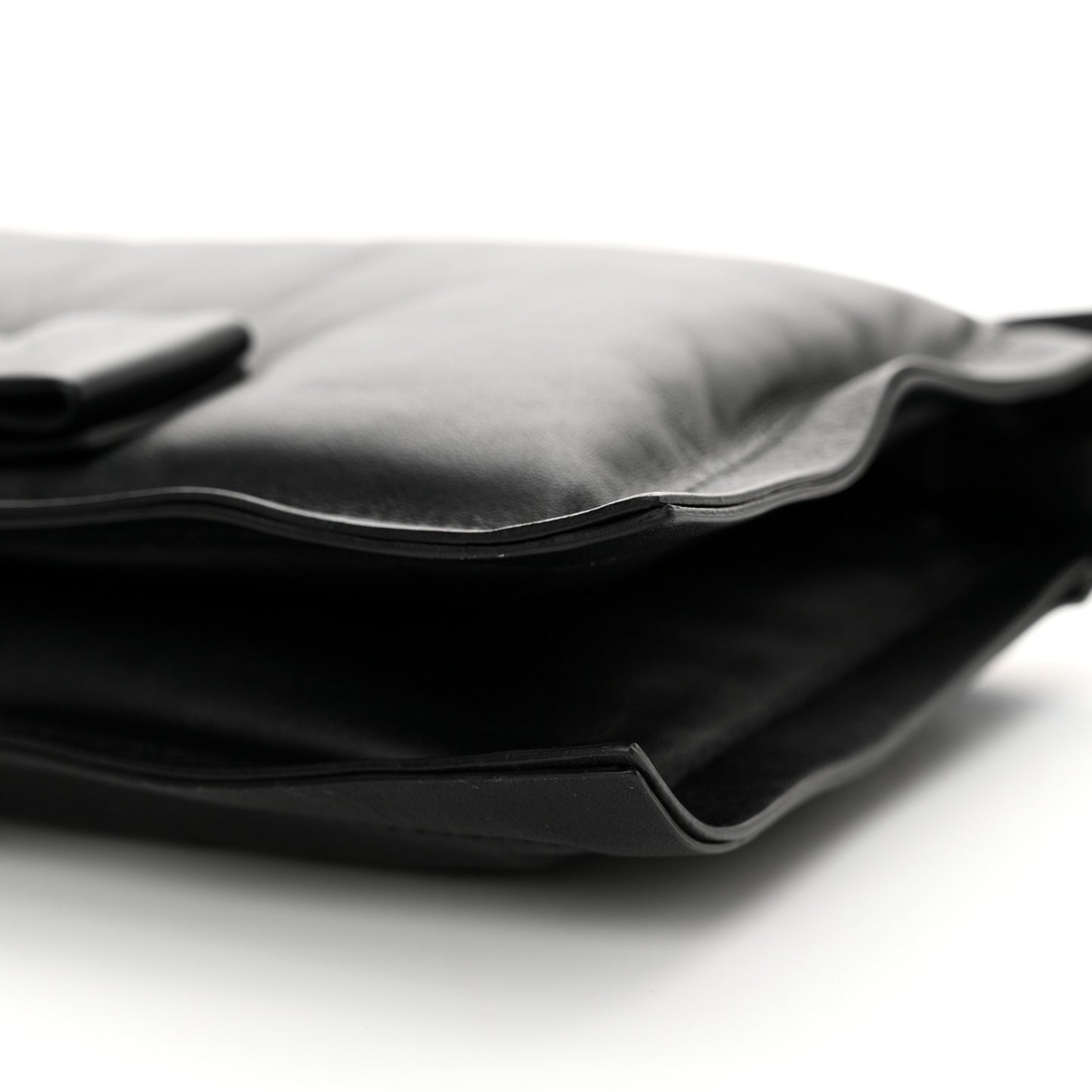 Calfskin Mini Viva Bow Shoulder Bag Black