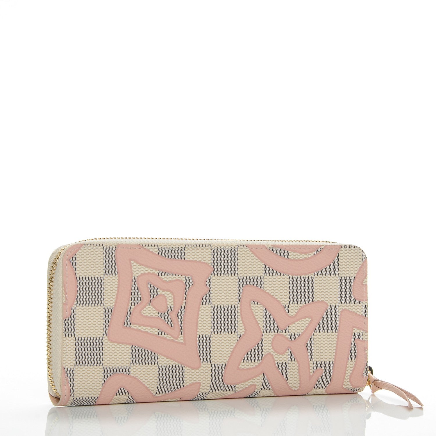 Louis Vuitton Damier Azur Tahitienne Clemence Wallet 3 of 7