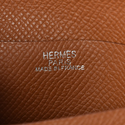 Hermes Epsom Bearn Compact Wallet Gold 6 of 7