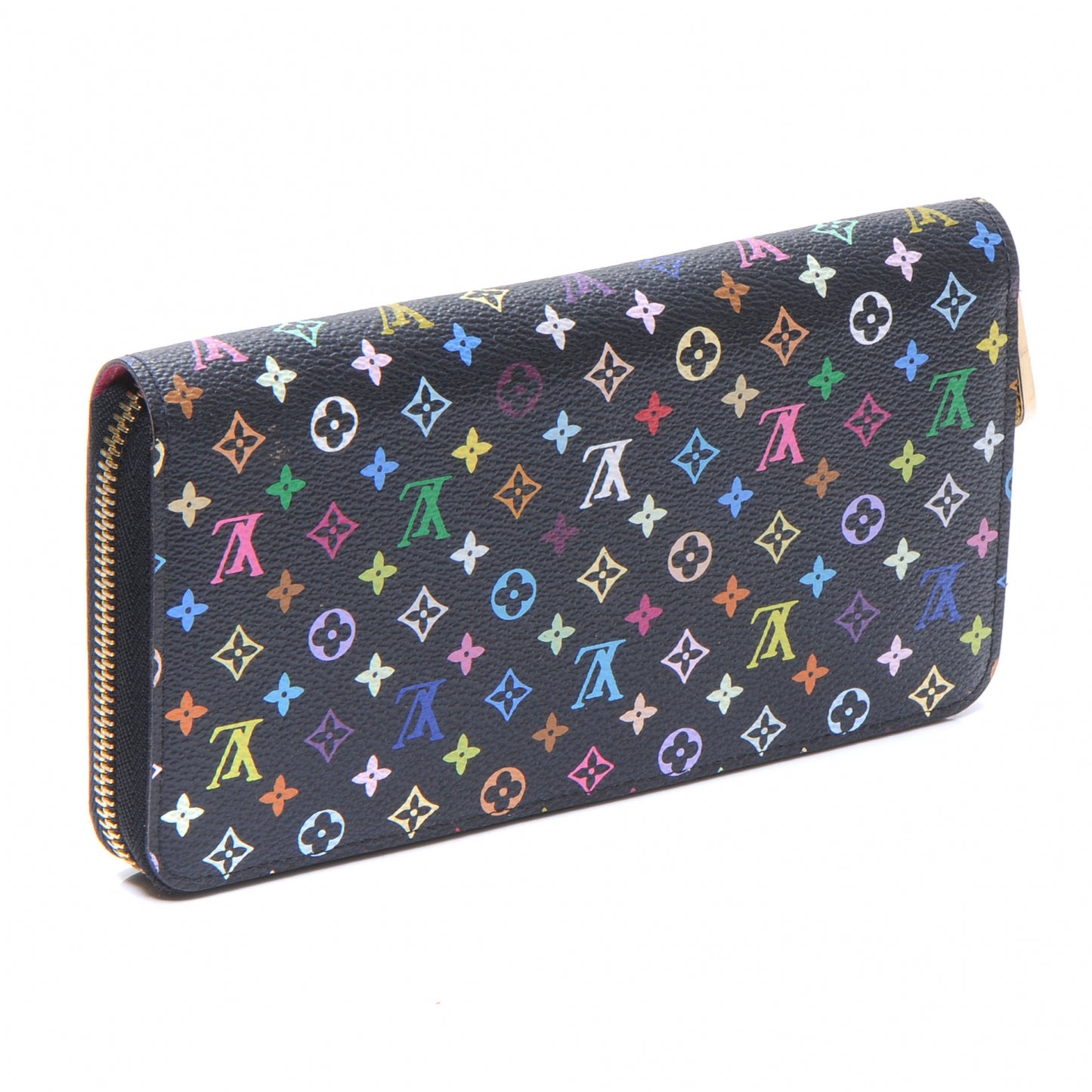 Monogram Multicolor Zippy Wallet Black Grenade