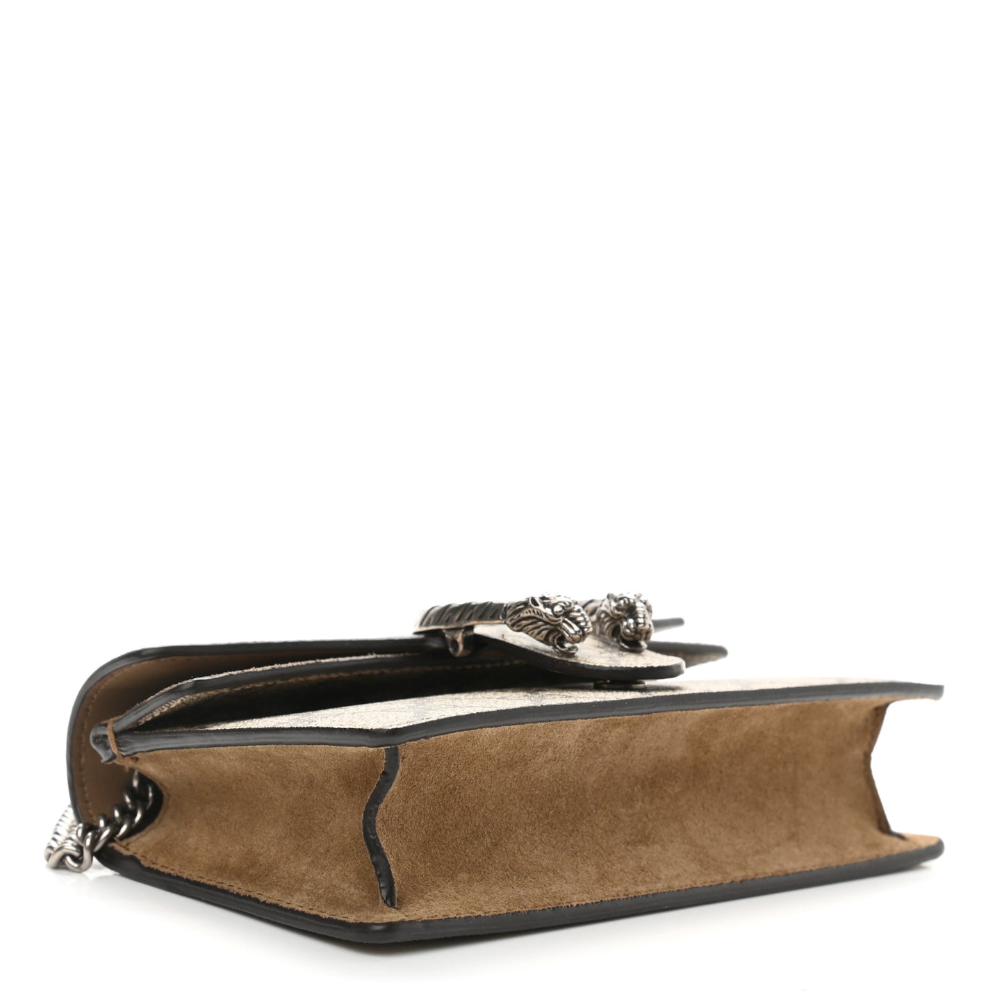GG Supreme Monogram Super Mini Dionysus Shoulder Bag Taupe
