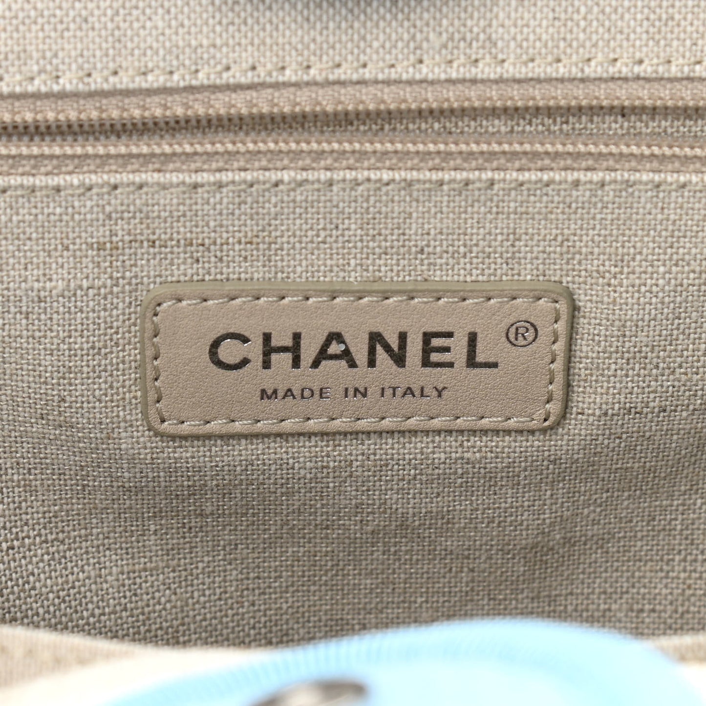 Mixed Fibers Small Deauville Tote Light Blue