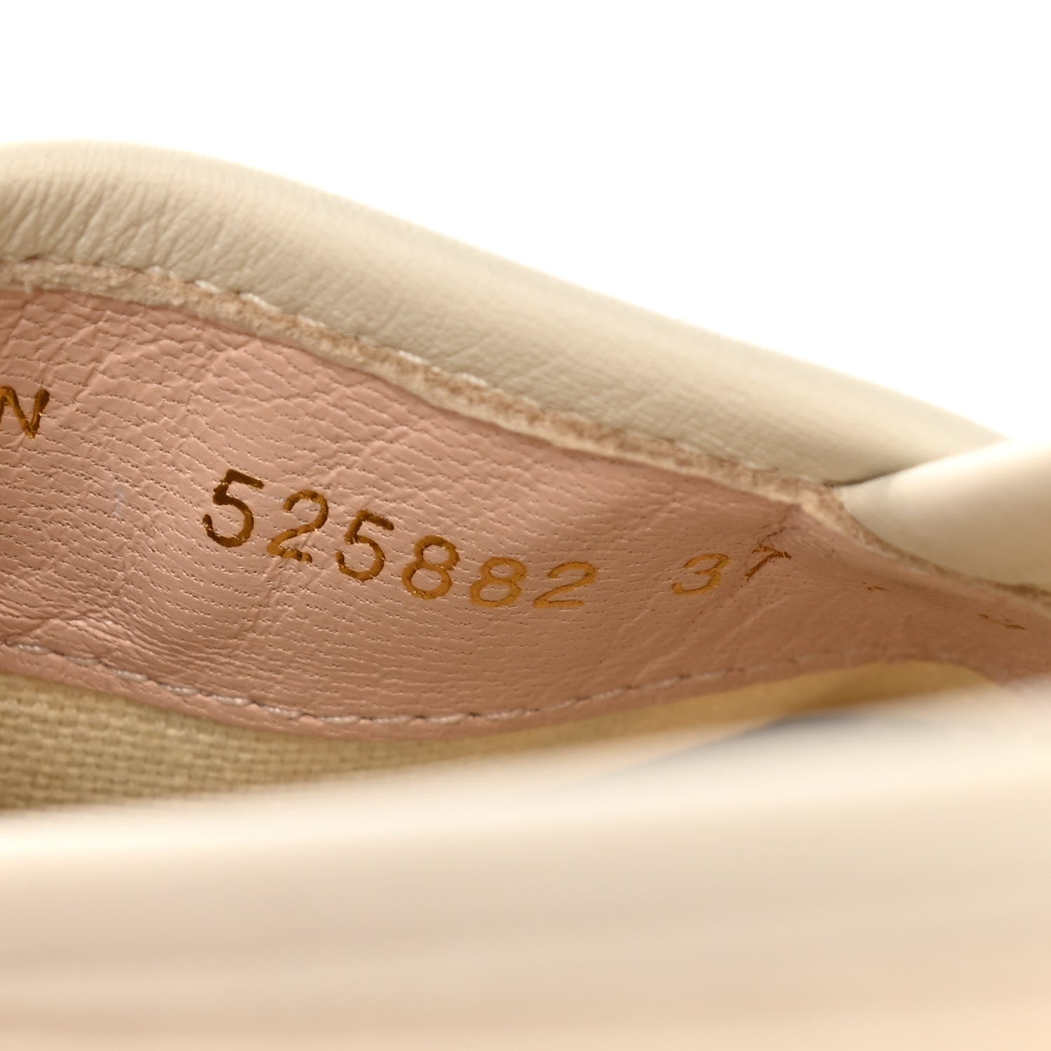 Gucci Canvas Logo Espadrilles 37 Greggio White 10 of 11