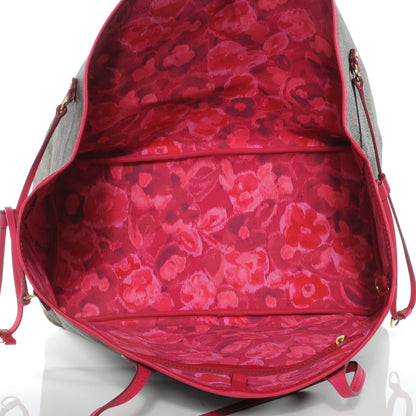 Louis Vuitton Monogram Articles de Voyage Ikat Neverfull GM Rose Indien 7 of 7