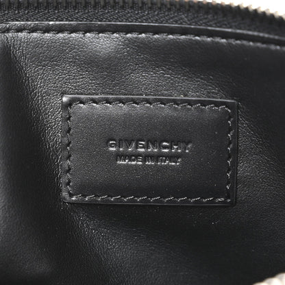 Givenchy Calfskin Jesus Print Zip Pouch Black 6 of 6