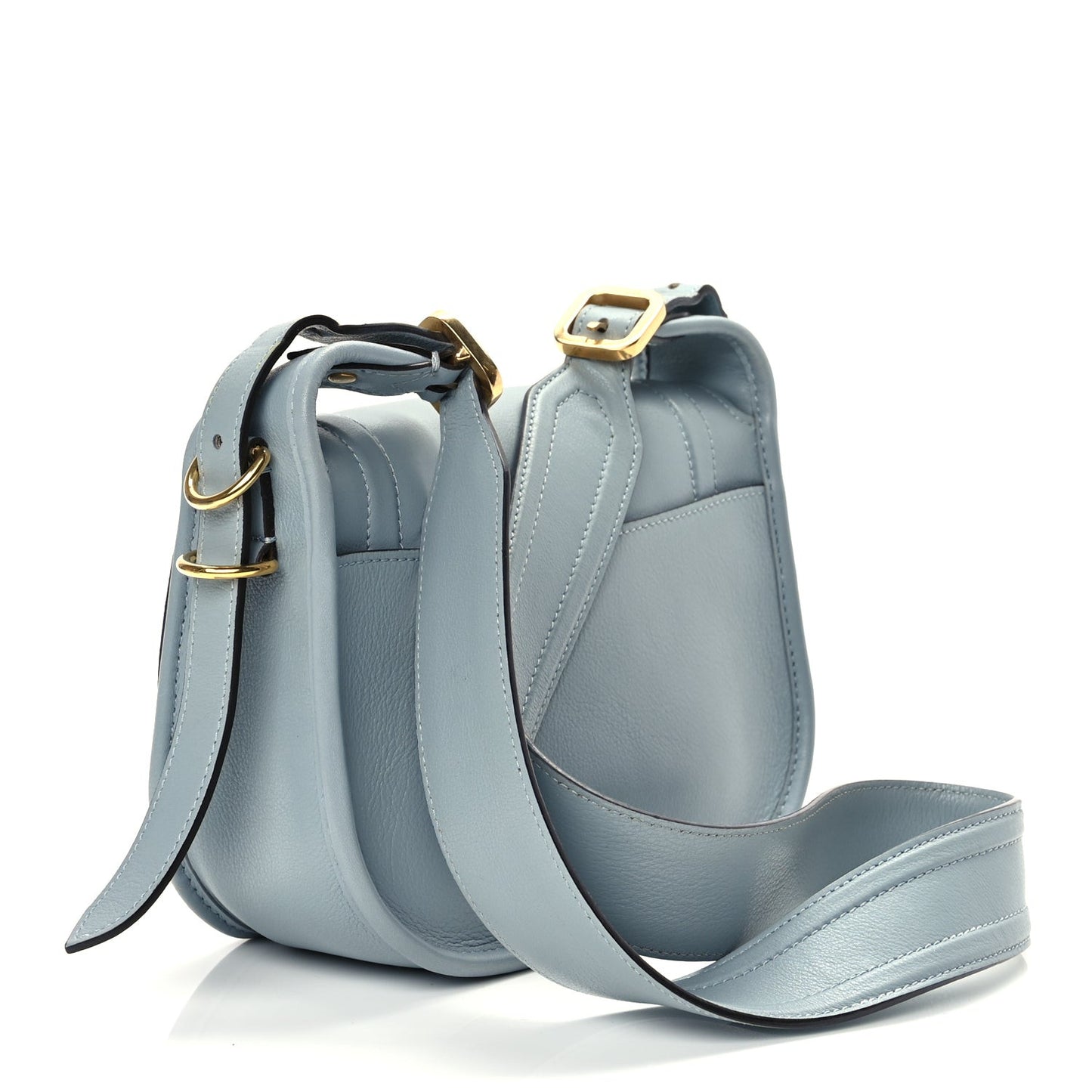 Silky Calfskin Small Sadie Satchel Cloud