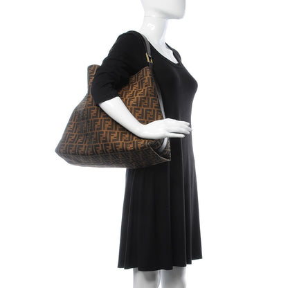 Fendi Zucca Large Hobo Tobacco 2 of 13