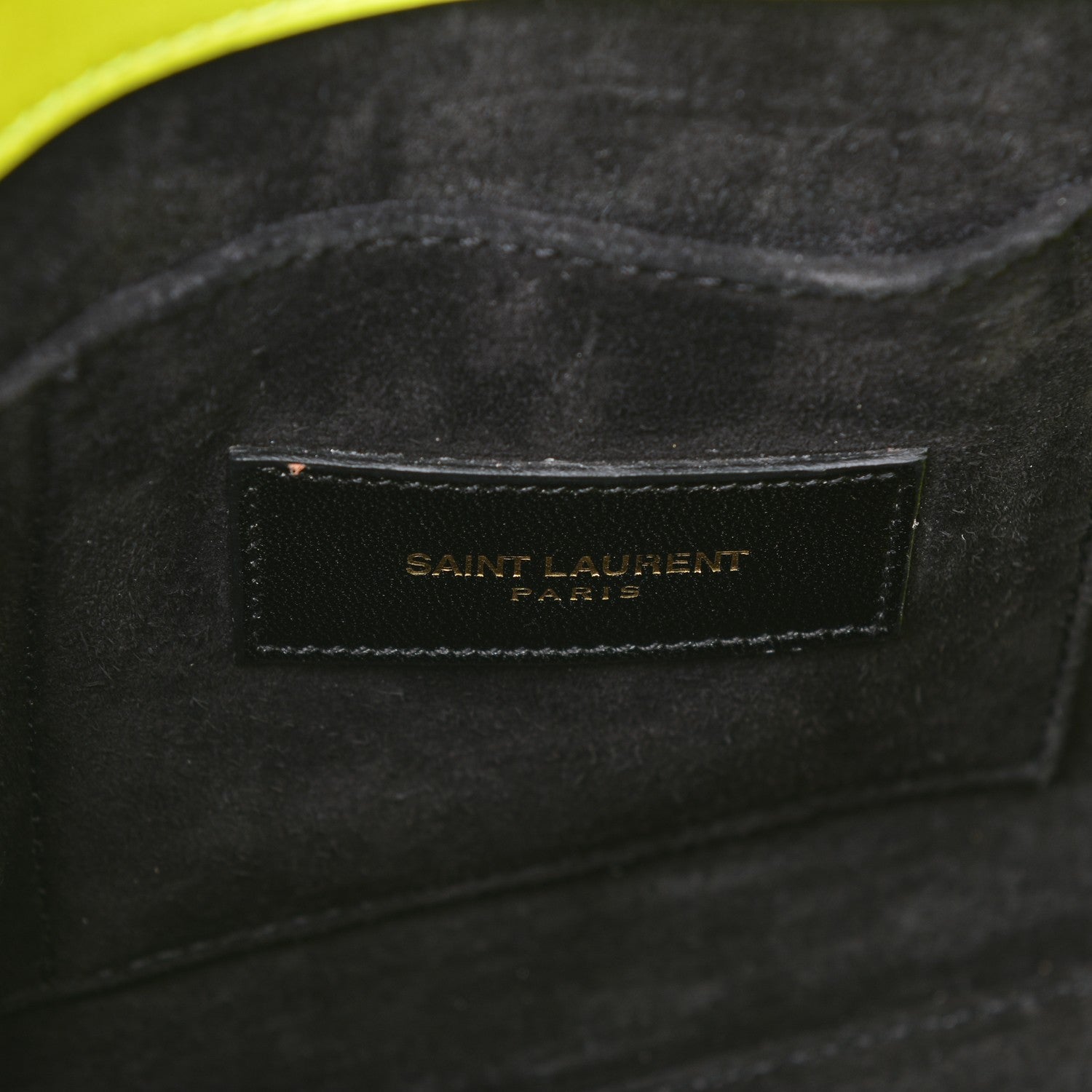 Saint Laurent Calfskin Nano Sac De Jour Neon Yellow 6 of 7