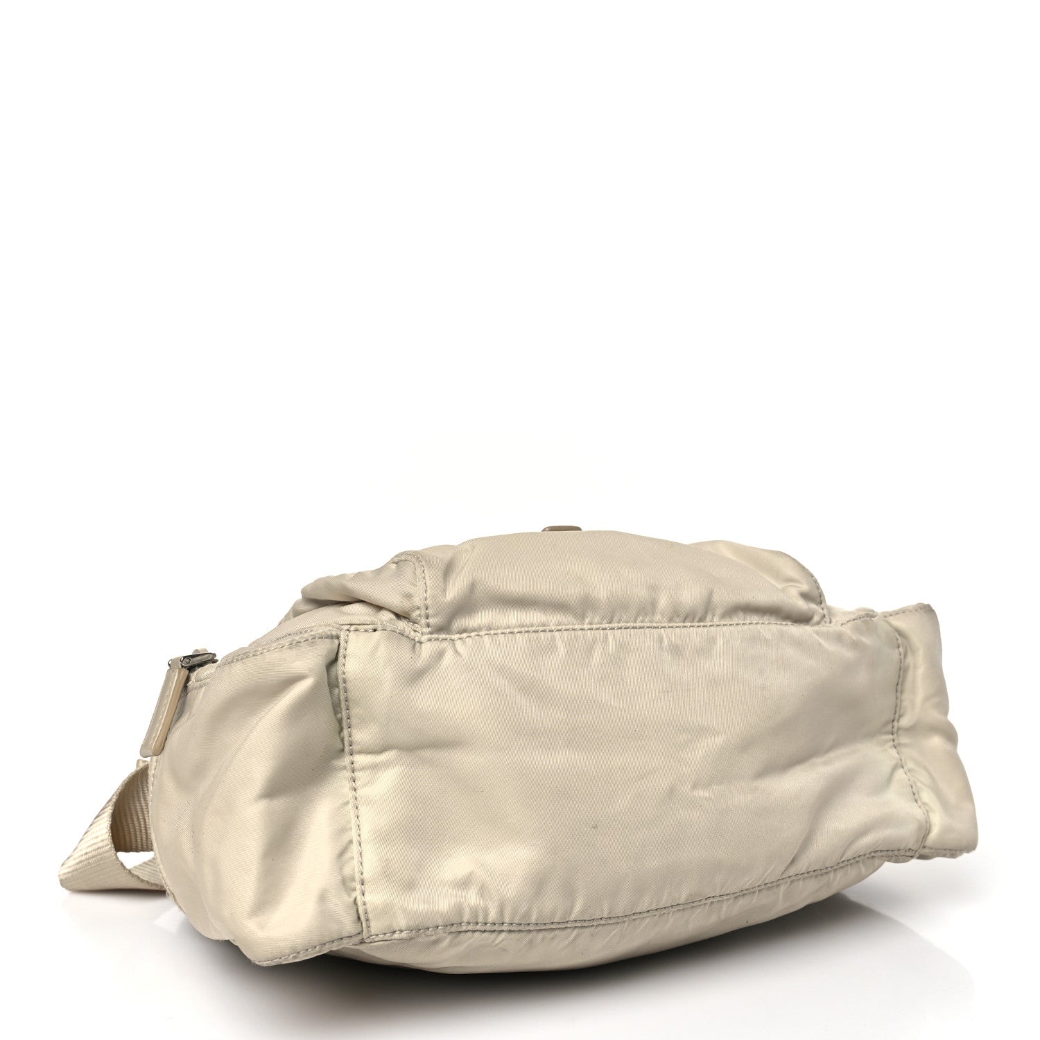 Prada Nylon Vela Single Buckle Messenger Bag Deserto 4 of 11