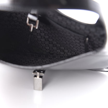 Gucci Patent Small Jackie O Hobo Black 5 of 10