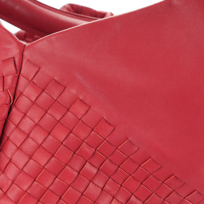 Bottega Veneta Nappa Intrecciato Aquilone Fortune Cookie Hobo Red 5 of 9