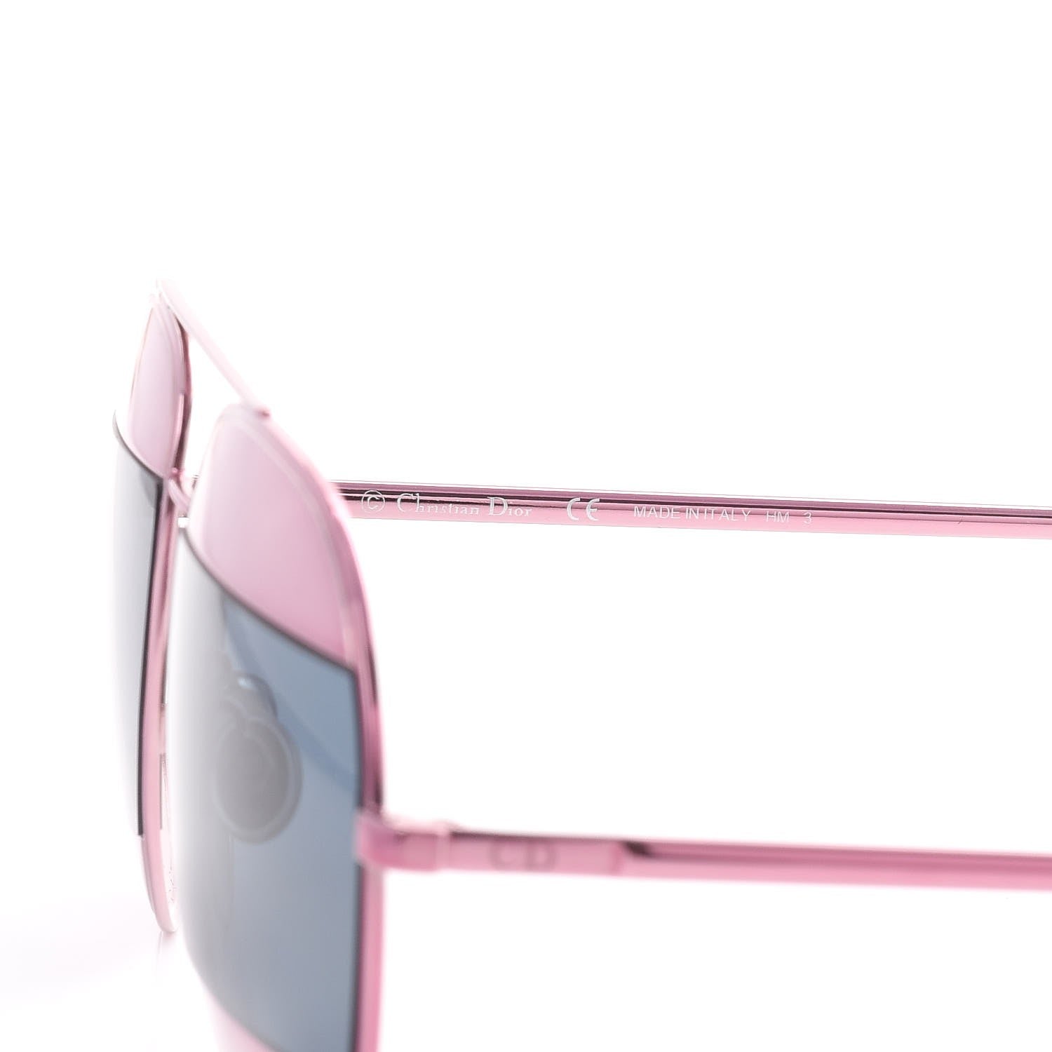 Christian Dior Split 1 Aviator Sunglasses Pink Blue 6 of 9