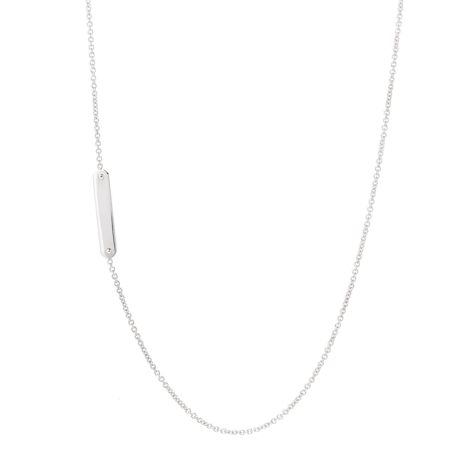 Tiffany Sterling Silver Tag Chain Necklace 1 of 6