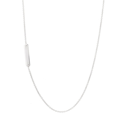Tiffany Sterling Silver Tag Chain Necklace 1 of 6