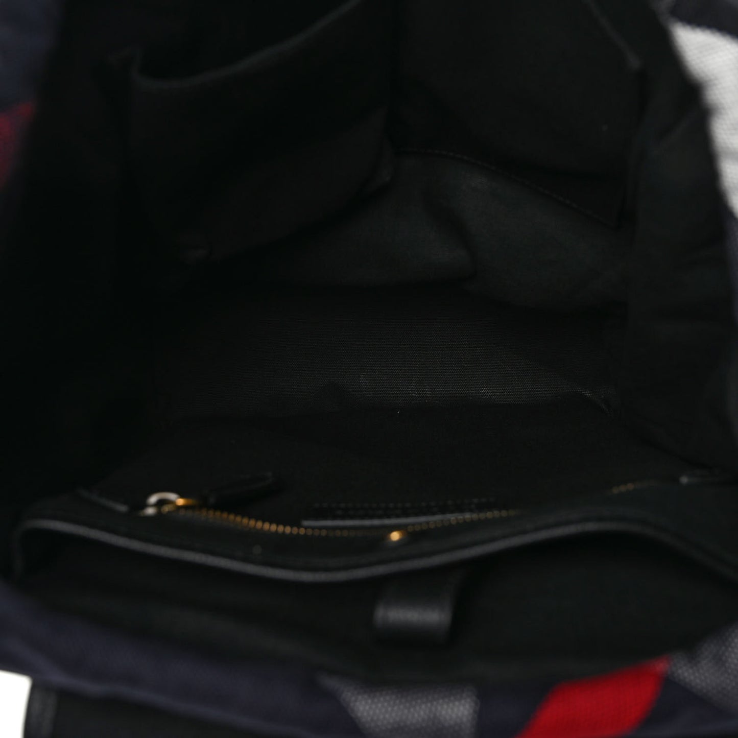 Overdyed Canvas Mega Check Drifton Backpack Black