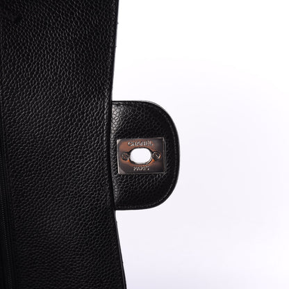 Chanel Caviar Quilted Medium Double Flap Black 10 of 12