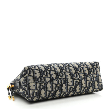 Christian Dior Oblique 30 Montaigne Cosmetic Pouch Blue 4 of 8