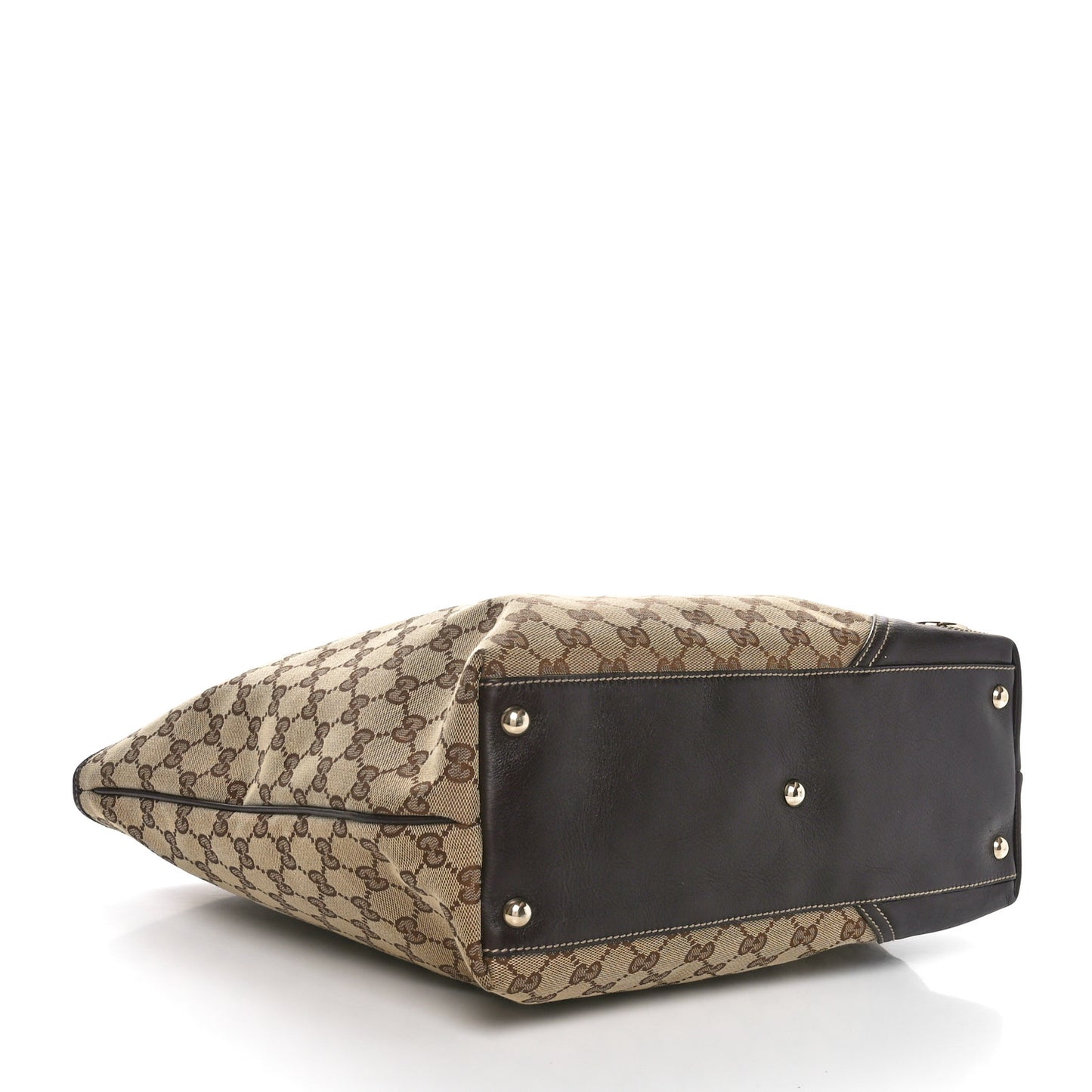 Monogram Large New Britt Tote Brown